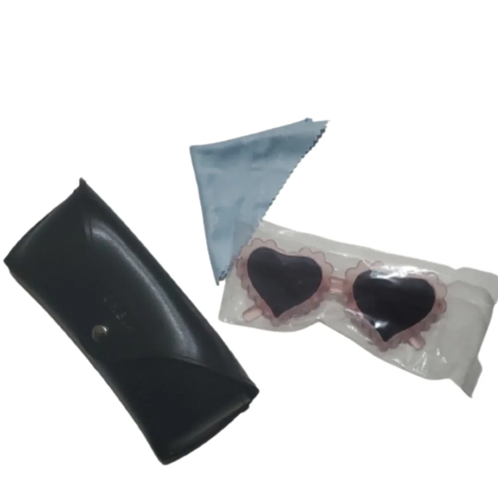 Light Pink Heart Little Girl Sun Glasses